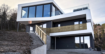 Hus med utleie skrå tomt Hus med utleie skrå tomt